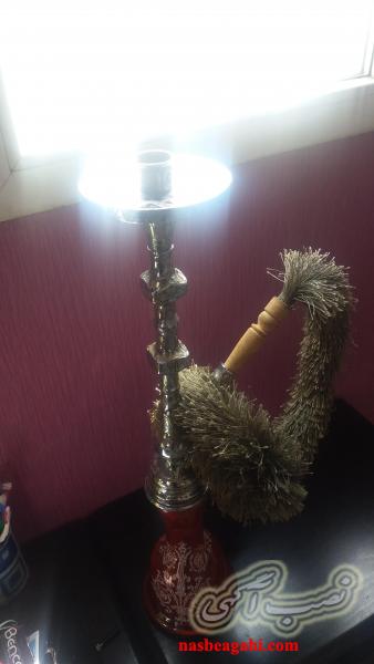 قلیون برنجی مینا کاری شده