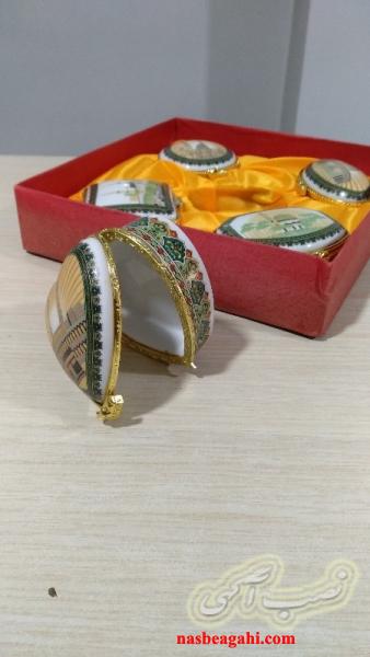 جای جواهرات و زیورآلات قدیمی جنس چینی
