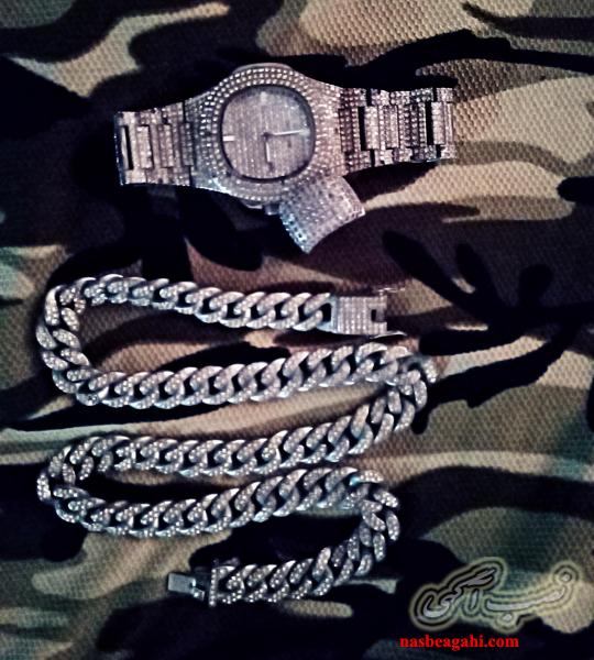 ست اکسسوری ساعت گردنبند انگشتر
