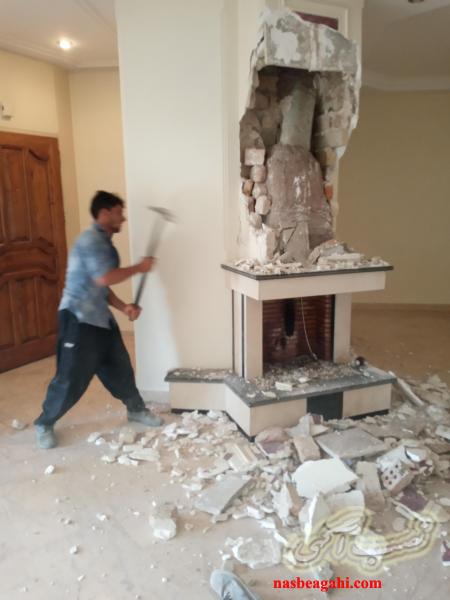 تخریب داخل ساختمان کلی وجزیی باحمل نخاله درتمام نقاط تهران.