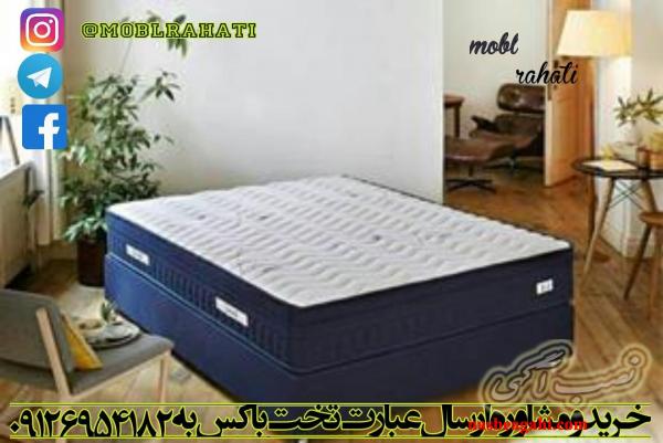 تخت باکس ثابت و جک دار یک نفره و دو نفره