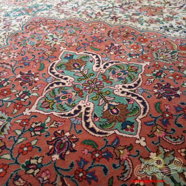 فرش 6 متری دست بافت تبریز 40 رج نقشه قدیمی