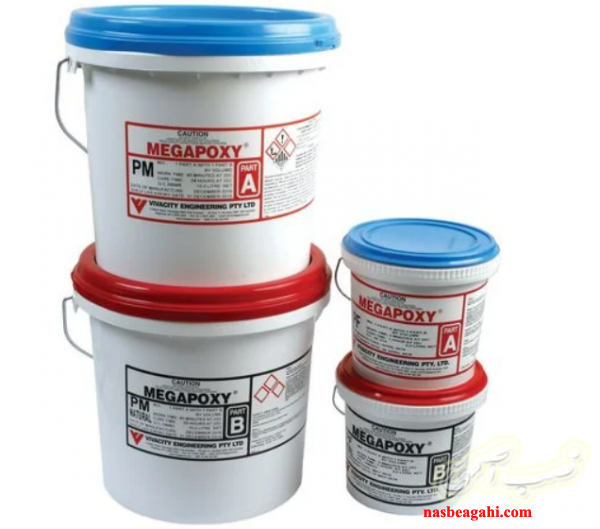 چسب اپوکسی دوجزئی مگاپوکسی Megapoxy PM 4kg