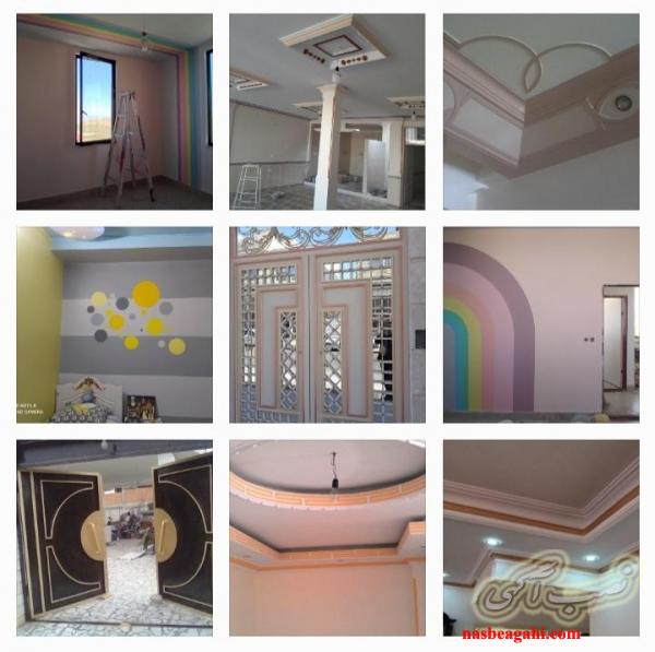 نقاشی ساختمان مدرن