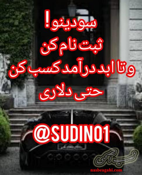 سودینو : یکبار ثبت نام کن و تا ابد درآمد کسب کن حتی دلاری !!!!!