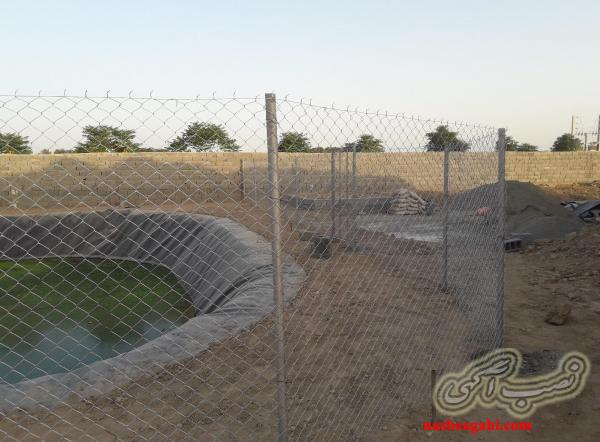 تولید فنس، پایه بتنی و لوله داربستی