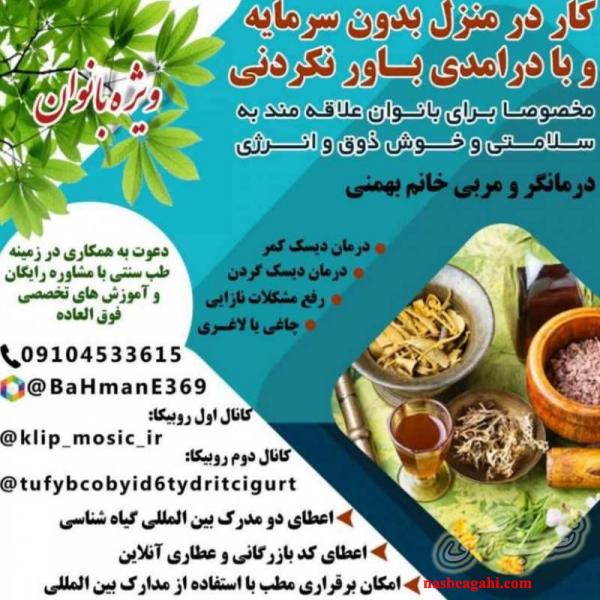 کار در منزل شاد و سالم ویژه بانوان