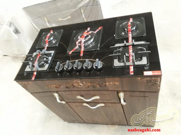 اجاق گاز کابینت دار طرح ام دی اف