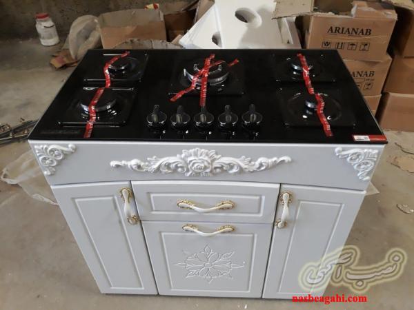 اجاق گاز کابینت دار طرح ام دی اف