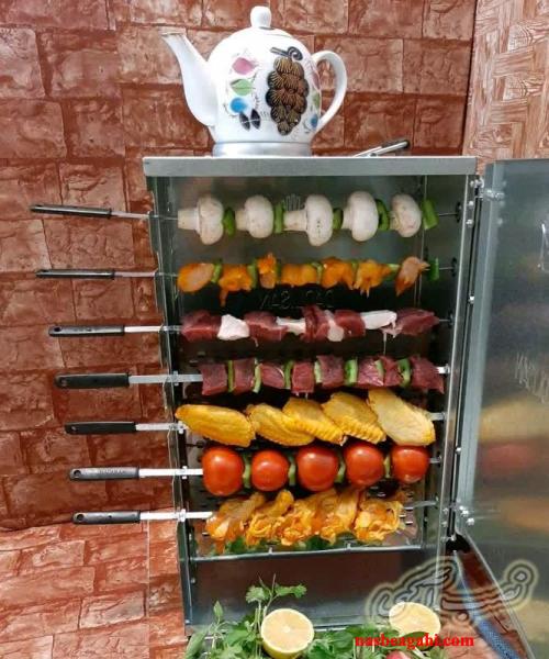 کباب پز ایستاده آپارتمانی/کوبیده زن دستی مقاوم