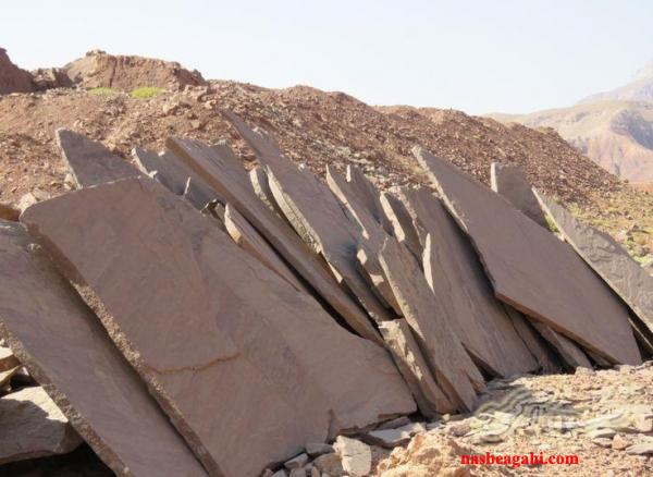 فروش سنگ لاشه سنگ مالون سنگ ورقه ای مستقیم از معدن