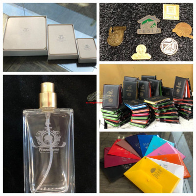 حک لیزربرروی انواع سطوح وکالا با دستگاه فایبرuv