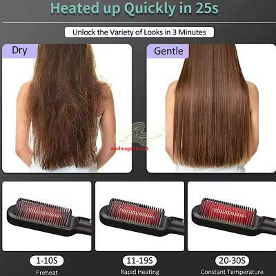 برس حرارتی خشک کننده و صاف کننده مو