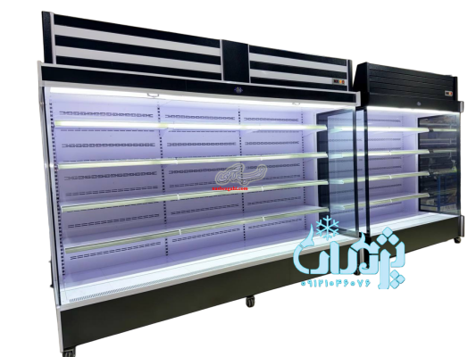 فروشنده یخچال ایستاده پرده هوا