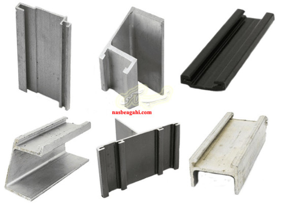 تولید انواع پروفيل هاي صنعت ساختمان و نمای آلومینیومی